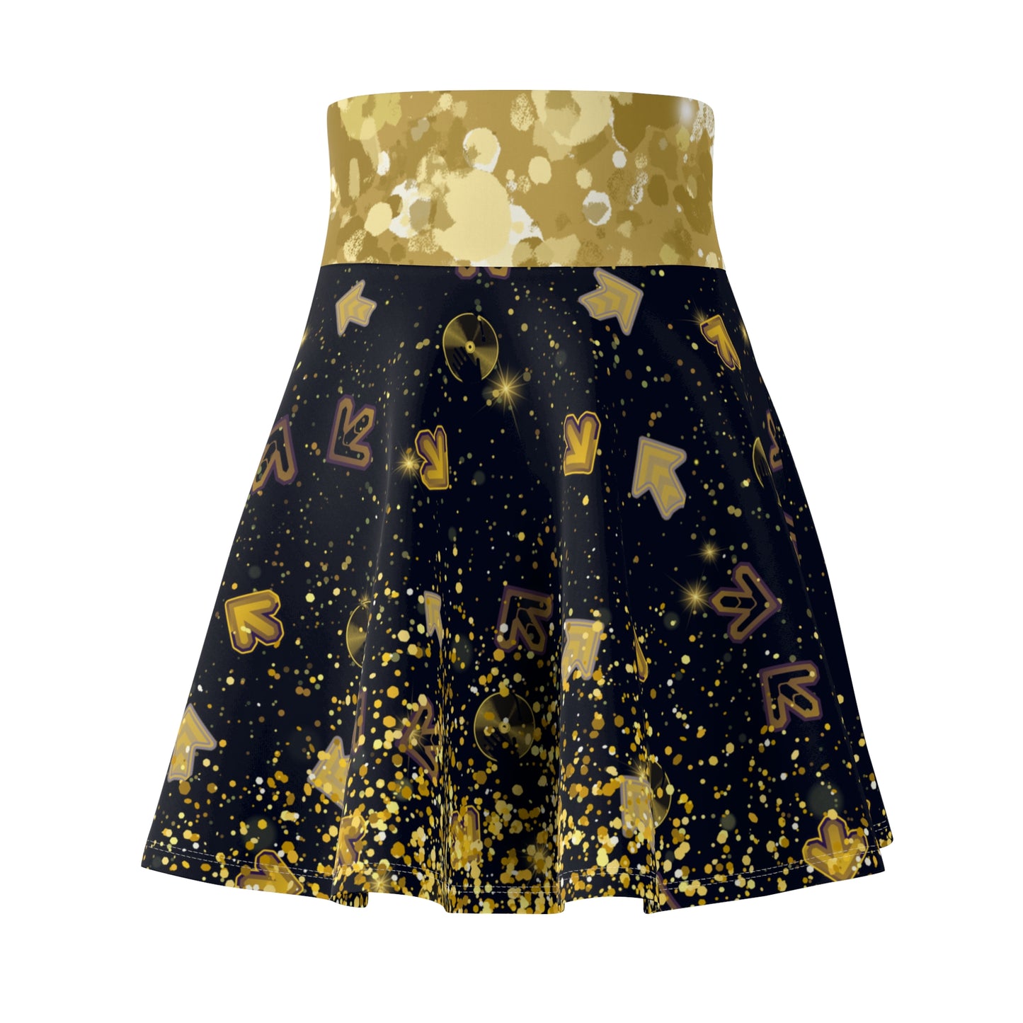 Midsummer Melody Women's Skater Foldover Skirt