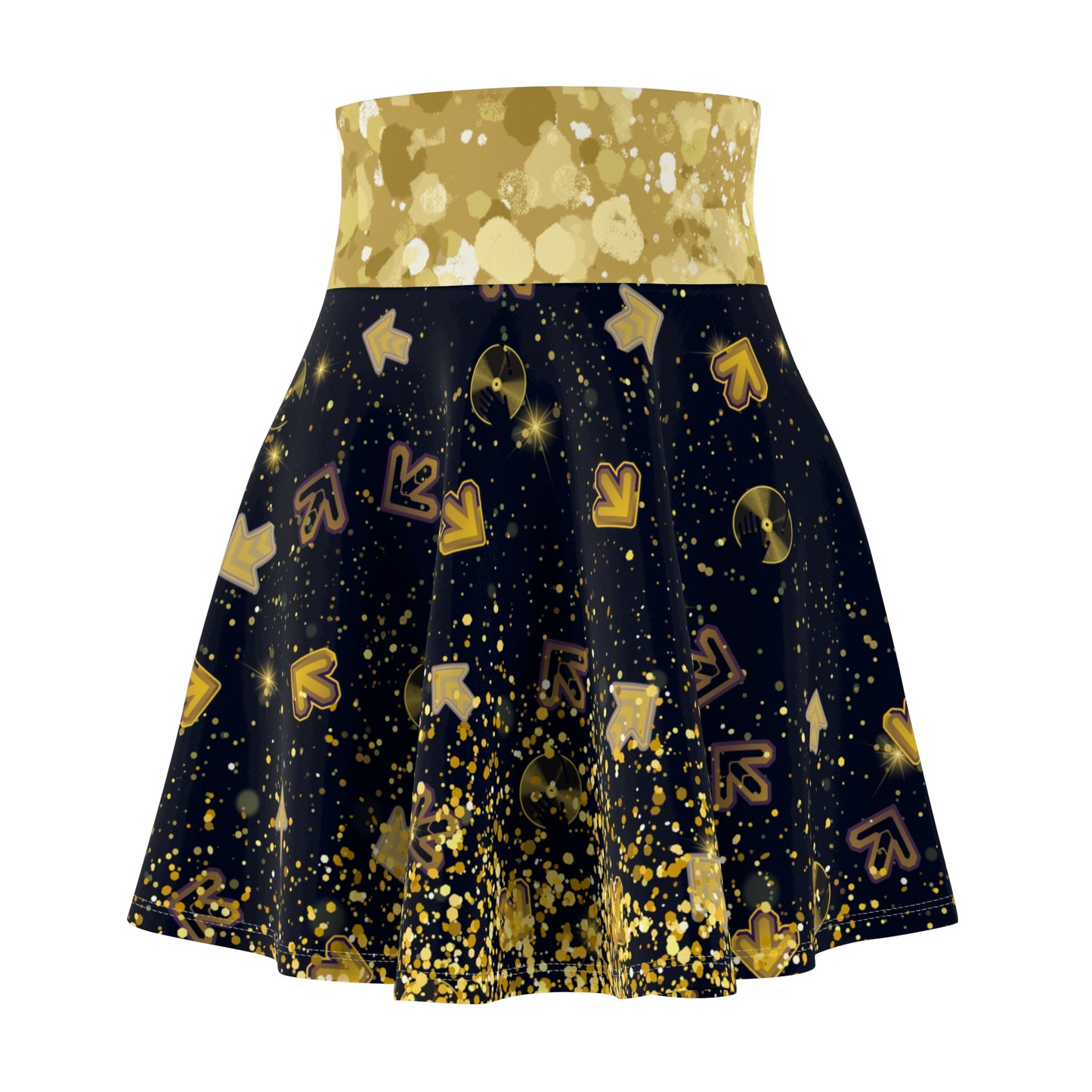 Midsummer Melody Women's Skater Foldover Skirt