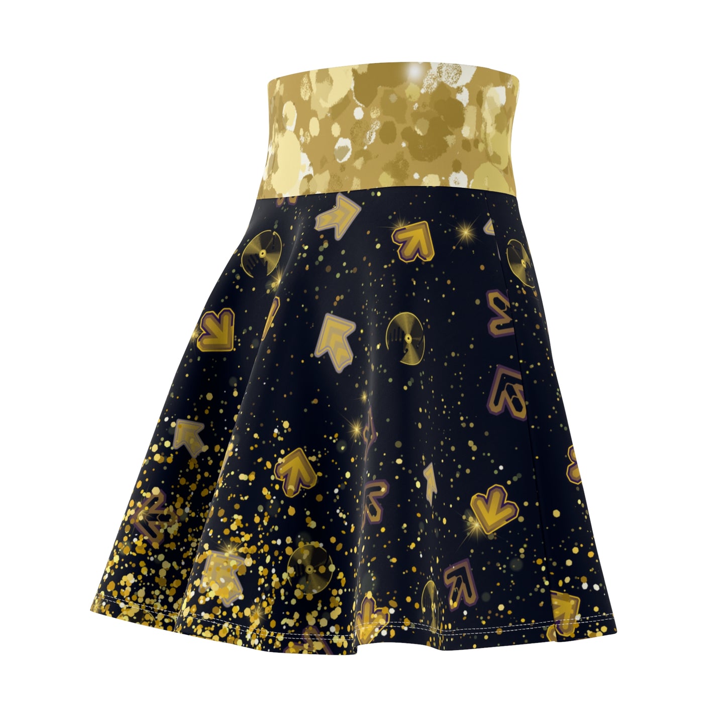 Midsummer Melody Women's Skater Foldover Skirt