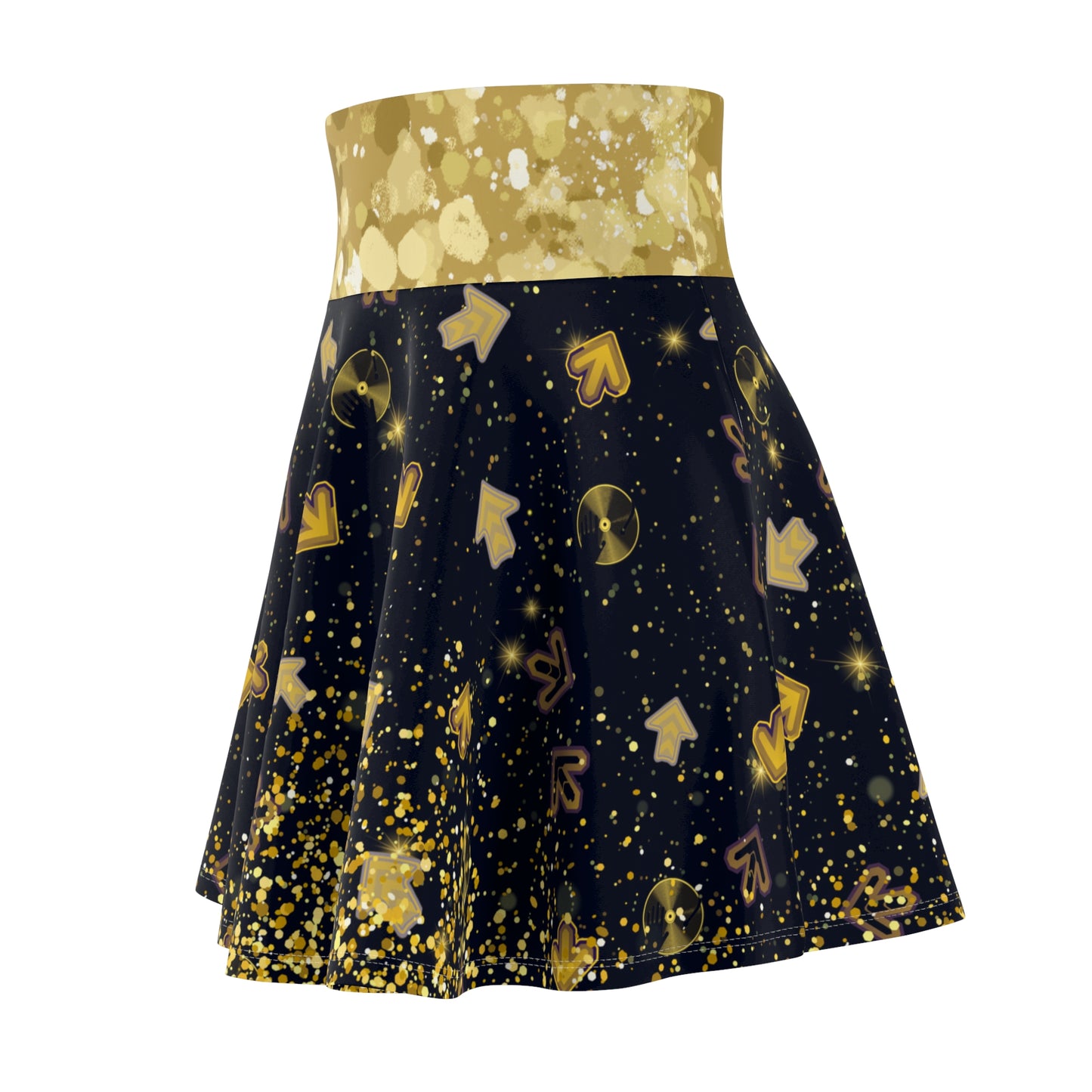 Midsummer Melody Women's Skater Foldover Skirt