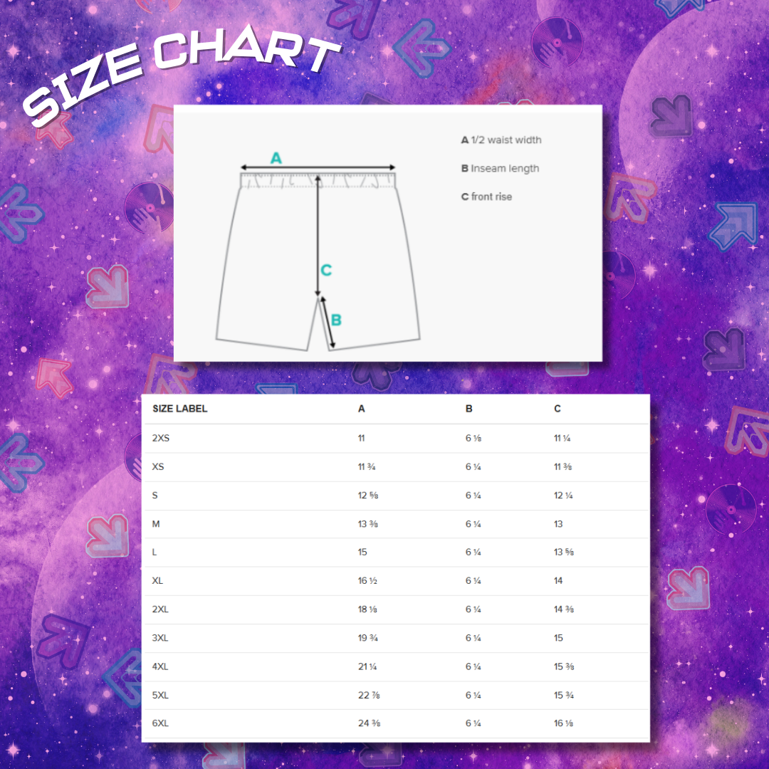 Redshift Black Arrows Athletic Long Shorts